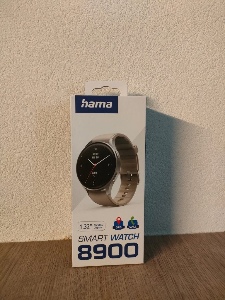 HAMA Smartwatch 8900 Argent, Bijoux, Sacs & Beauté, Montres connectées, Neuf, Argent, Distance, Bandage calorique, État, GPS, Battement de coeur