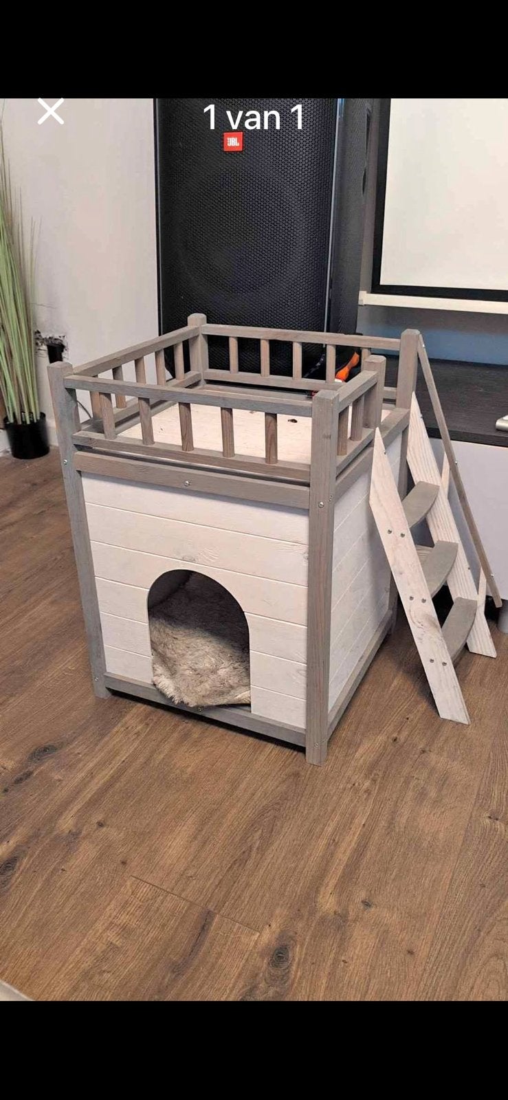 Te koop katten of honden huisje, Enlèvement, Utilisé