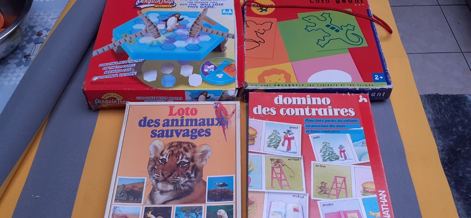 lot de 4 jeux pour enfant, Enlèvement, Utilisé, Puzzles
