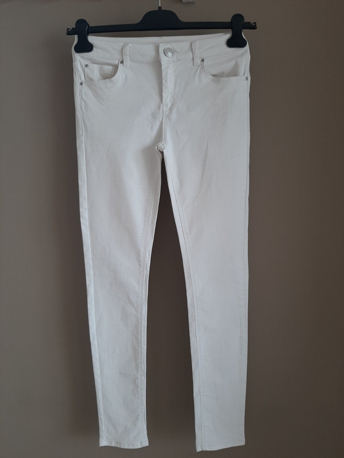 Witte broek Hallhuber, Kleding | Dames, Broeken en Pantalons, Wit, Ophalen of Verzenden, Zo goed als nieuw, Maat 36 (S)