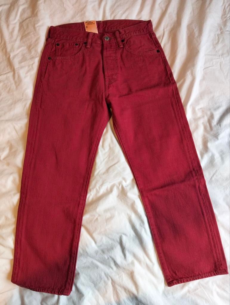 Jeans Levi's 501 rouge w28, Envoi, Rouge