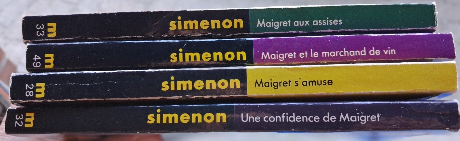 Lot de 4 livres de Simenon, Livres, Enlèvement, Utilisé