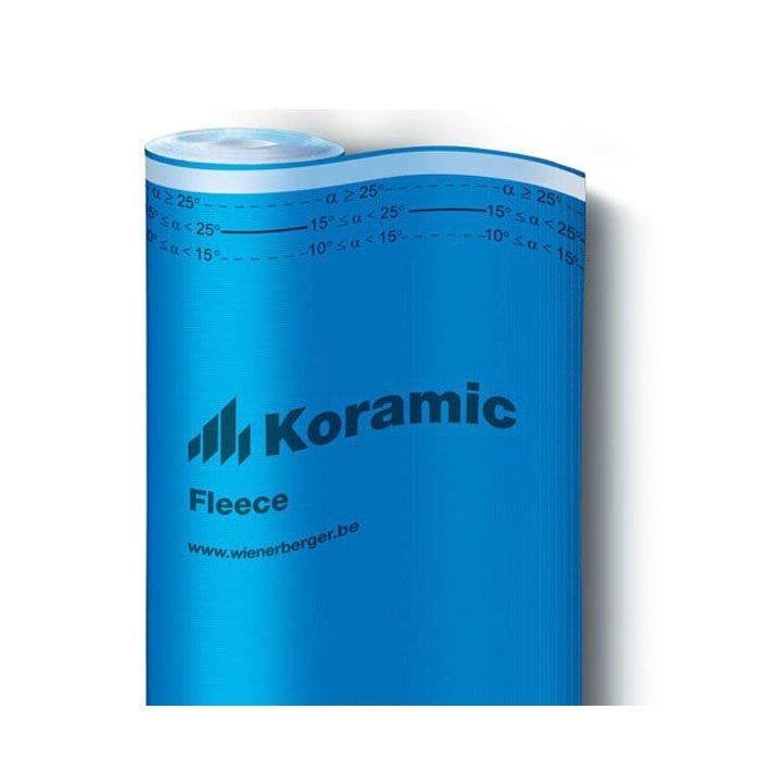 Onderdakfolie Koramic Fleece Onderdakfolie 75m², Ophalen, Overige materialen, Blauw, Overige typen