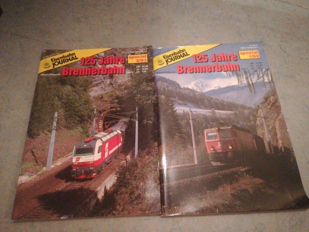 2 Revues Eisenbahn Journal Hors Series 125Ans BrennerBahn, Ophalen of Verzenden, Gebruikt