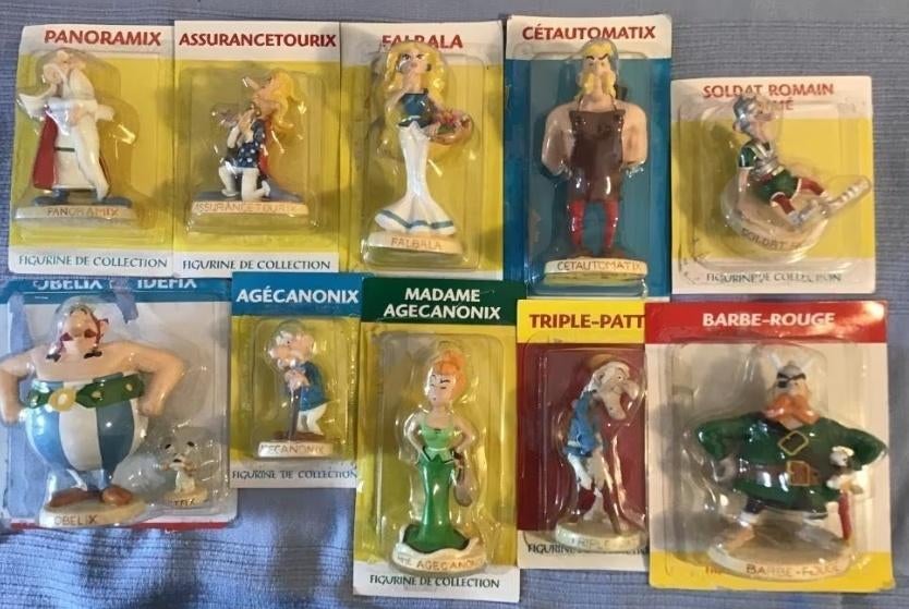 47 statues d'Astérix et co-édition Atlas, Collections, Personnages de BD, Enlèvement, Astérix et Obélix, Comme neuf, Statue ou Figurine