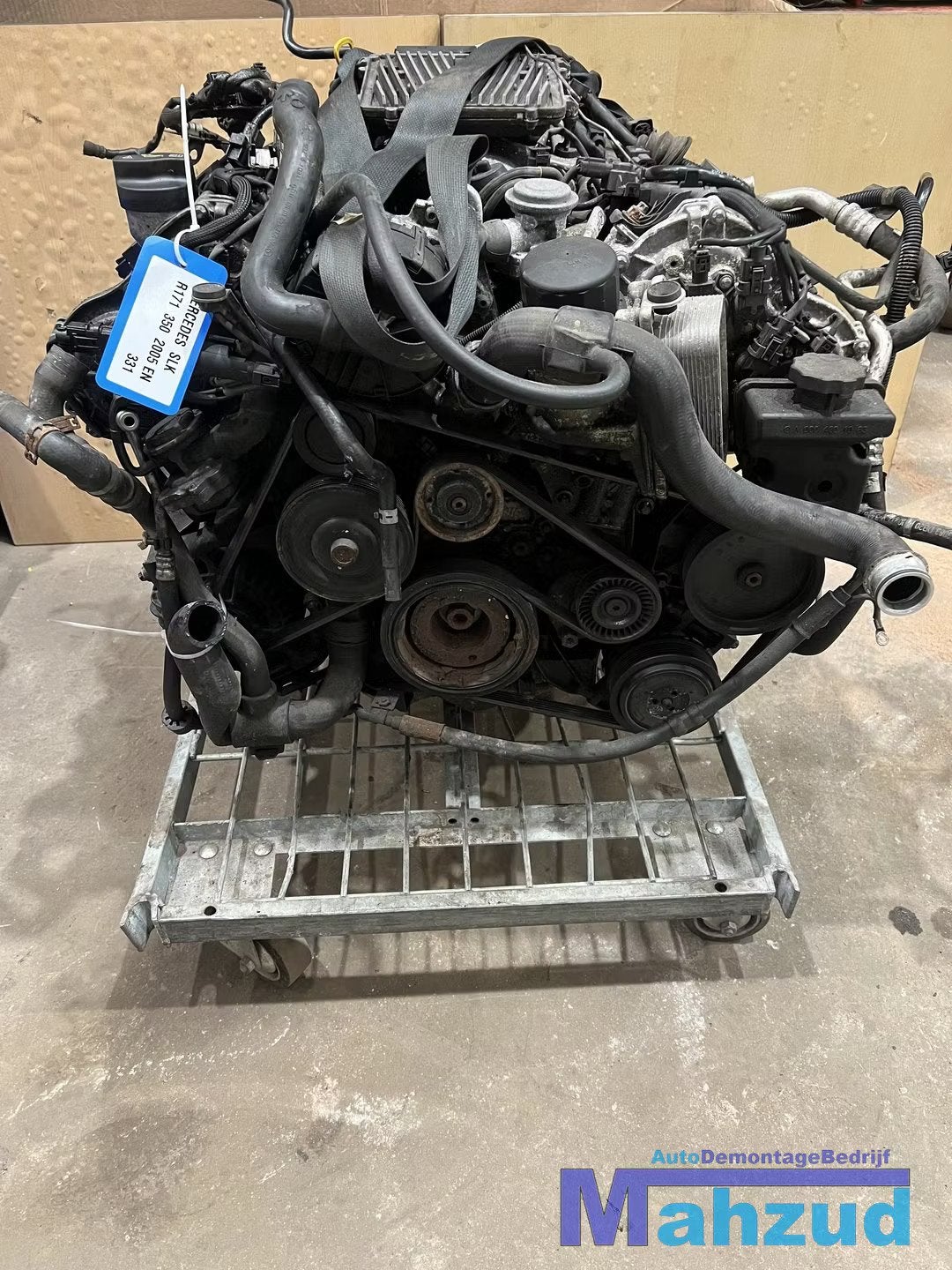 MERCEDES SLK R171 3.5 350 V6 24V Motorblok motor 272963, Auto-onderdelen, Motor en Toebehoren, Gebruikt, Mercedes-Benz AG, Mercedes-Benz