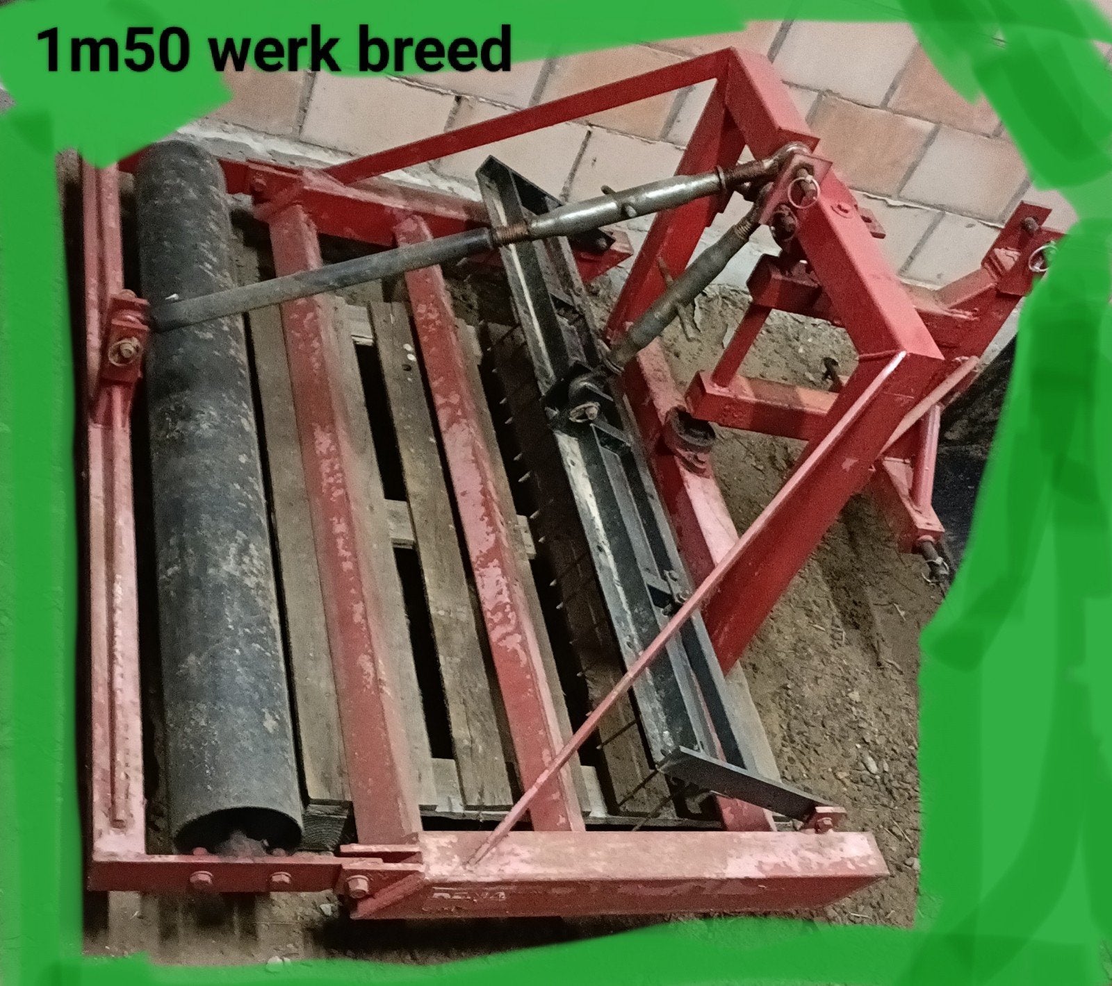 Pistesleep tractor materiaal zie foto's, Dieren en Toebehoren, Stalling en Weidegang, Weidegang, 4 paarden of pony's of meer