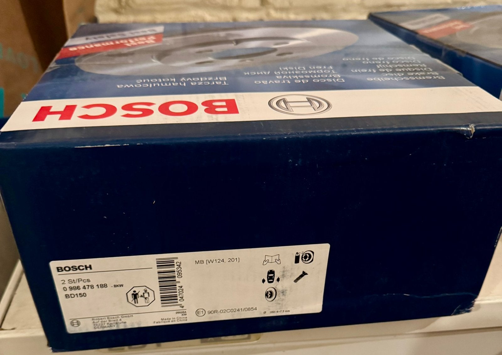 Disques et plaquettes de freins Bosch Mercedes, Enlèvement, Neuf, Mercedes-Benz
