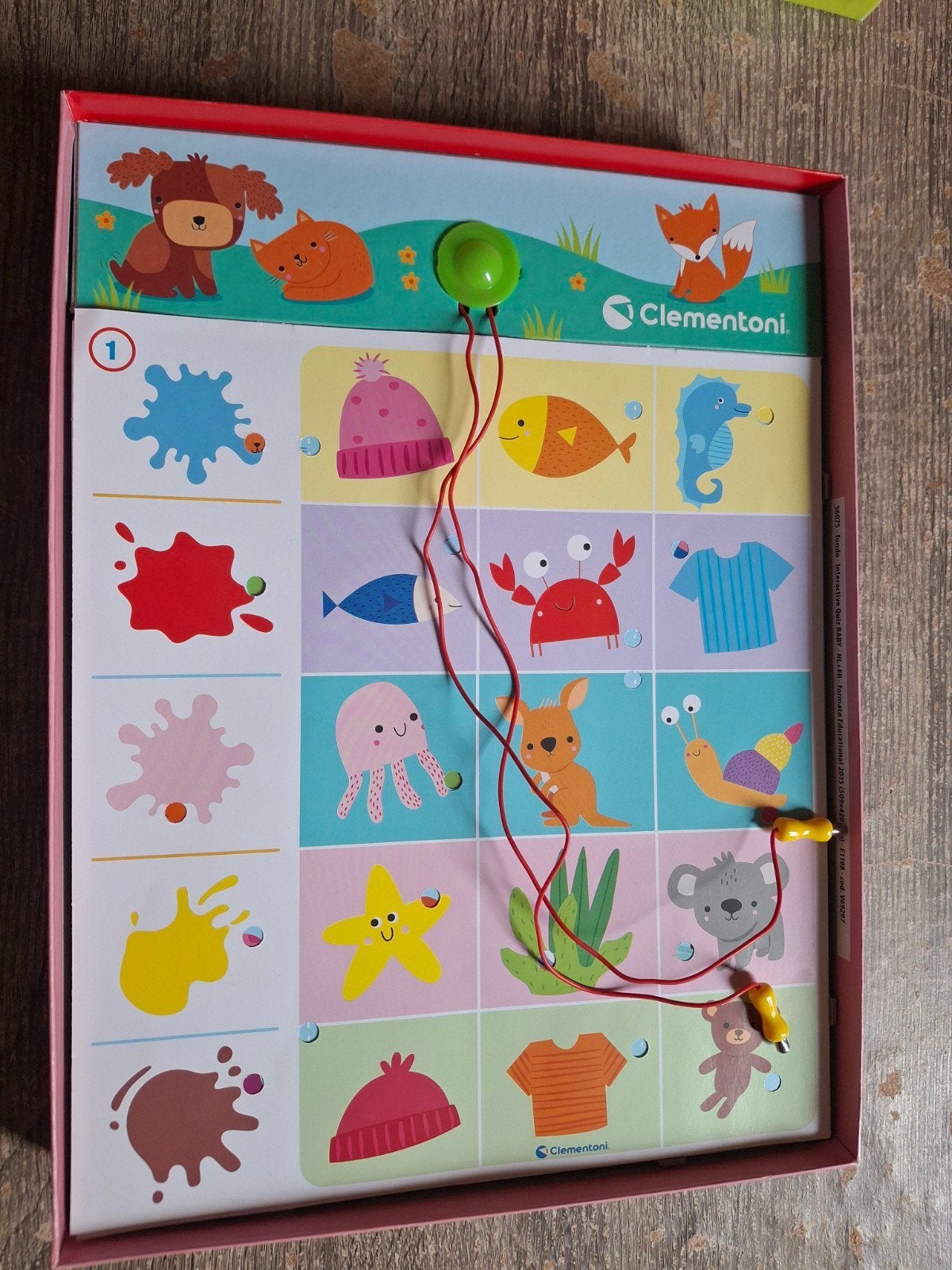 Clementoni Interactive Quiz Pre-School (3-5 jaar), Ophalen of Verzenden, Zo goed als nieuw, Elektronica, Met geluid