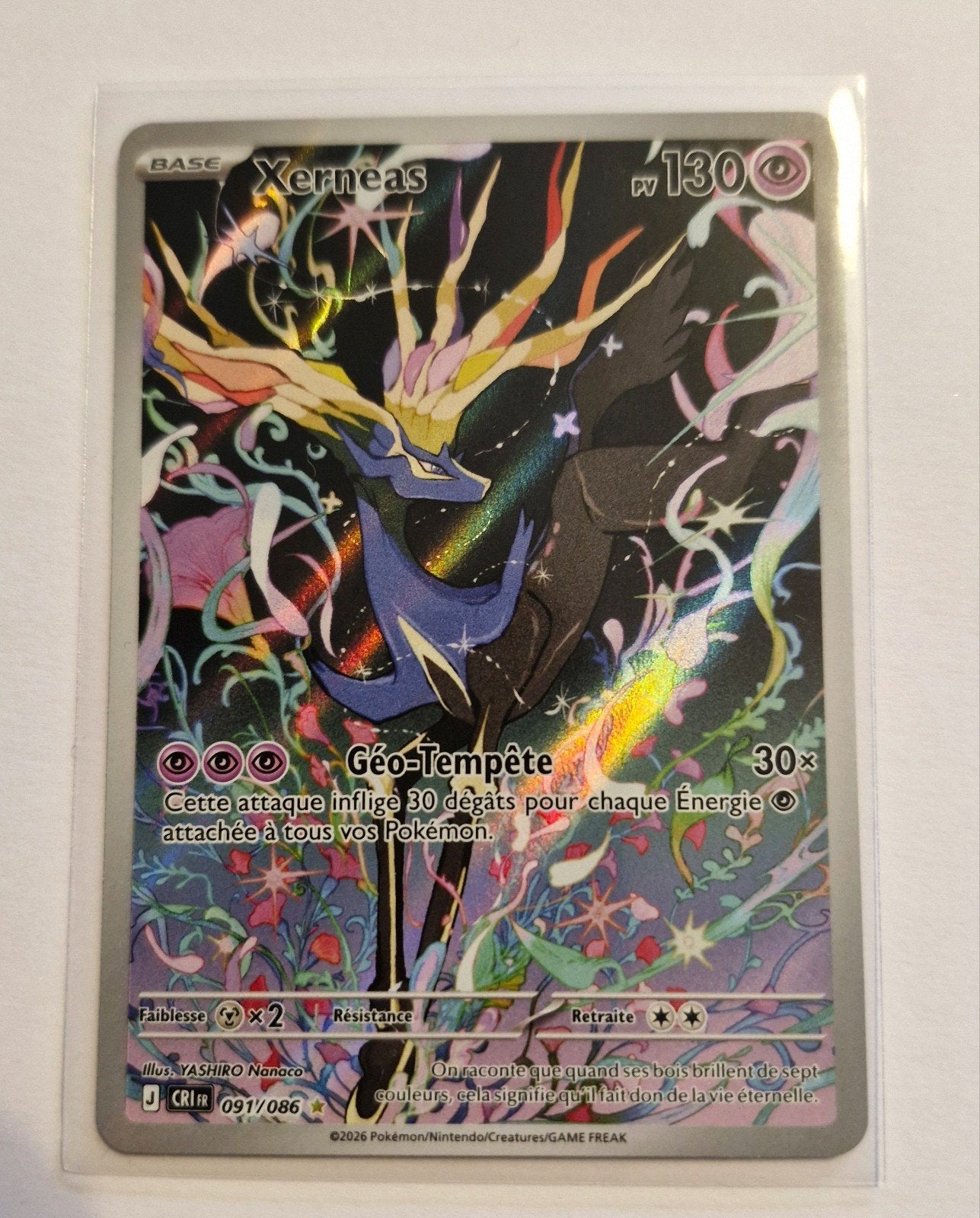 Carte Pokémon Xerneas 091/086 Illustration Rare, Enlèvement ou Envoi