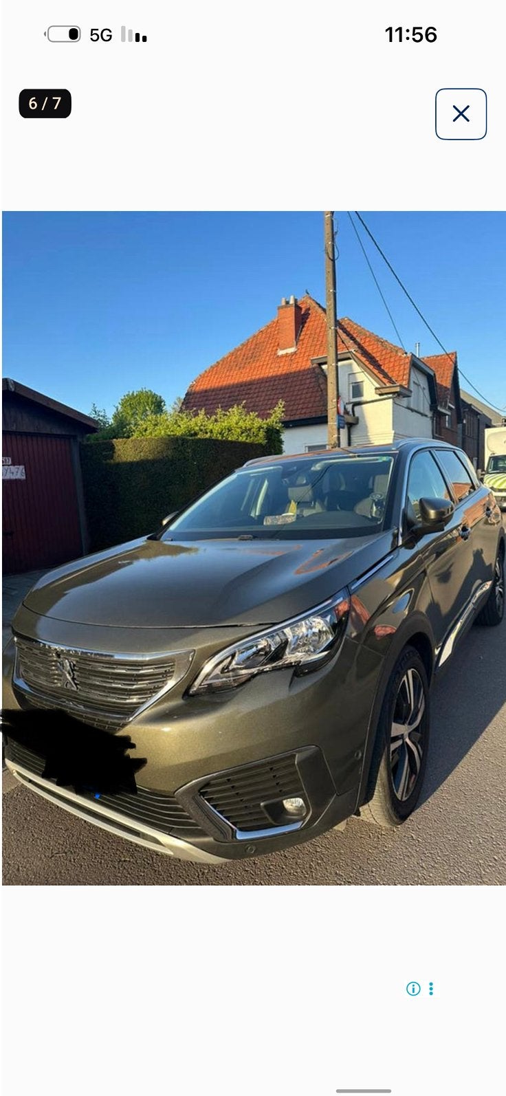 Peugeot 5008 2019 83 km 7 persoon Kan je rollen?, Auto's, 4 deurs, Bedrijf, Handgeschakeld, Zilver of Grijs