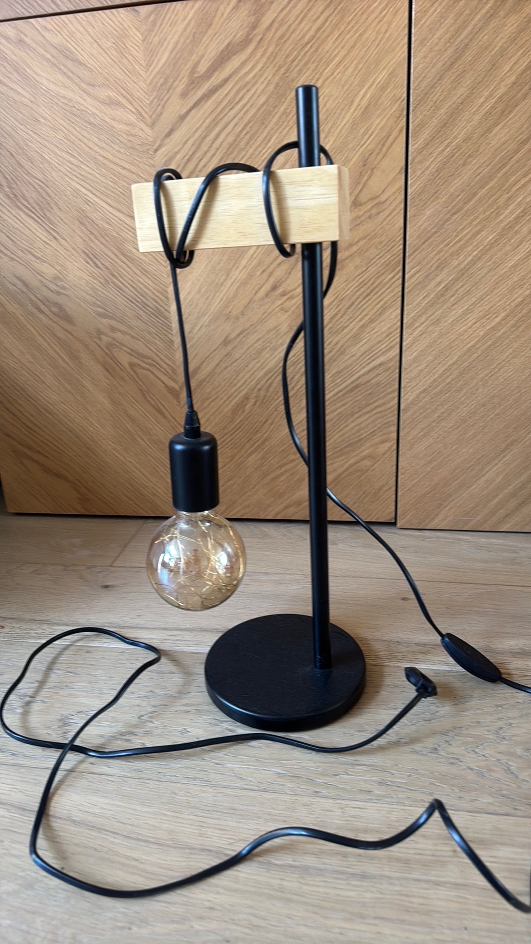 Tafel lamp, Huis en Inrichting, Lampen | Tafellampen, Ophalen, Zwart, Design, Sfeerlamp