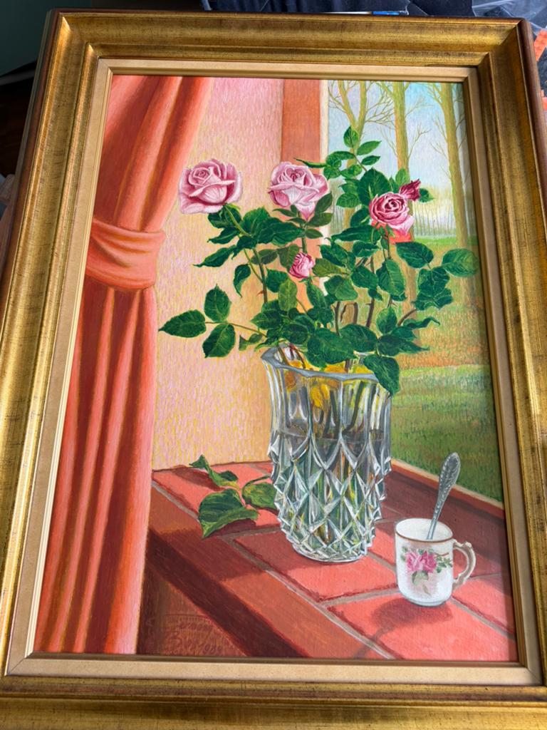 Germaan bos - rozen, Antiek en Kunst, Ophalen