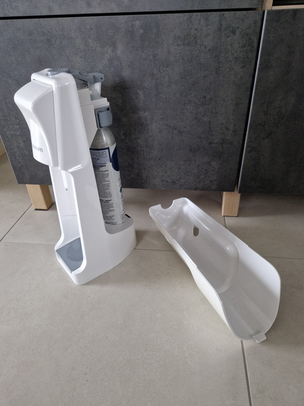 sodastream toestel + gasfles half vol, Ophalen of Verzenden, Gebruikt