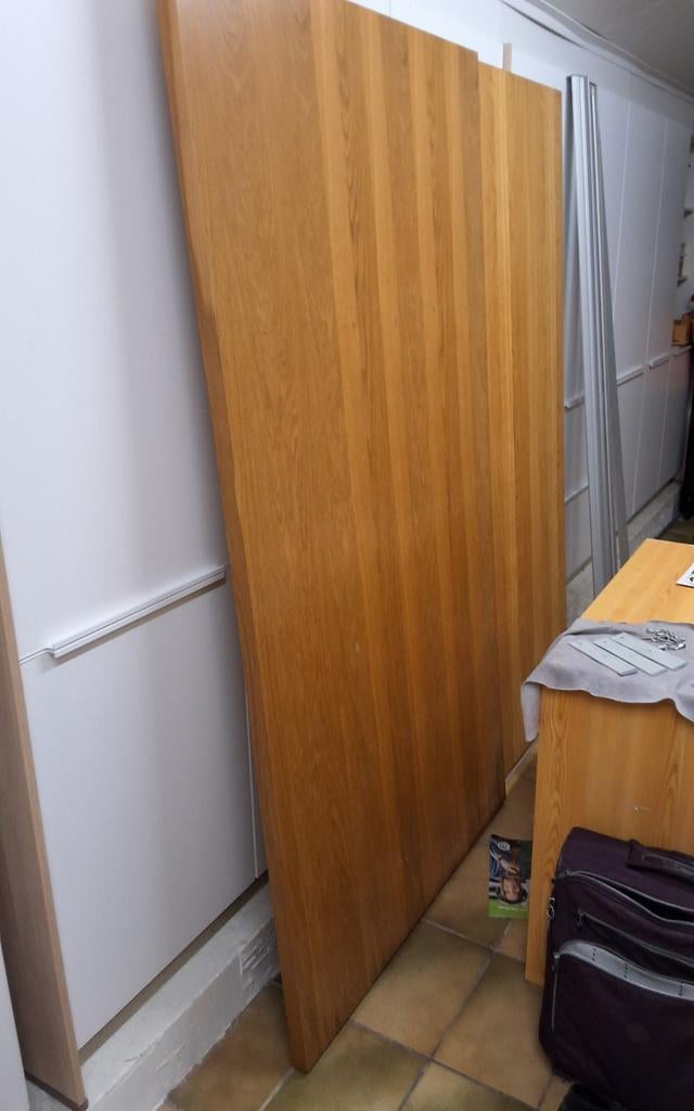 Portes coulissantes pour armoires PAX IKEA, Maison & Meubles, Moins de 25 cm, Enlèvement, Autres essences de bois, Utilisé