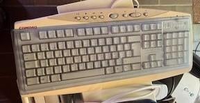 Vintage toetsenbord COMPAQ, Gebruikt, Multimediatoetsen, Ophalen of Verzenden, Bedraad