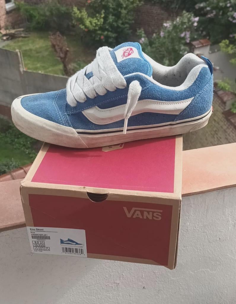 Vans Knu Skool 42 euro, 27 cm, Ophalen, Blauw, Sneakers, Vans