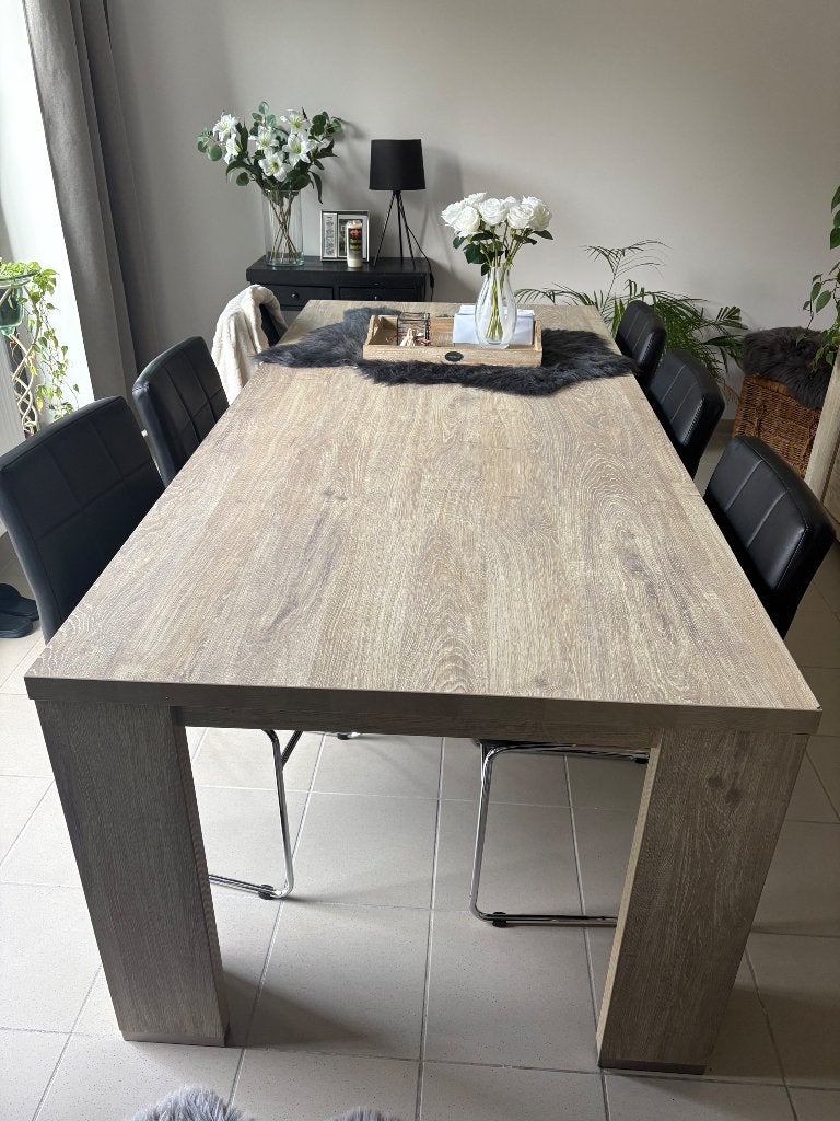 table à manger, Maison & Meubles, Tables | Tables à manger, Enlèvement, Utilisé, Rectangulaire, Landelijk