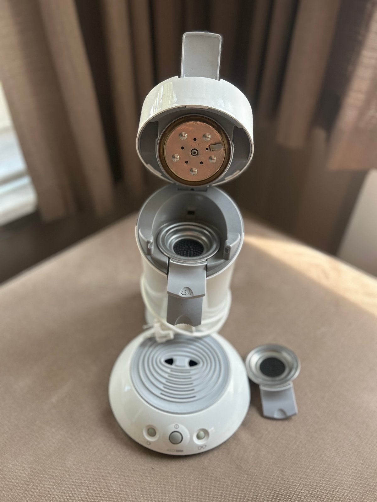 Senseo met padhouder, Elektronische apparatuur, Ophalen, Gebruikt, Koffiemachine, Koffiepads en cups