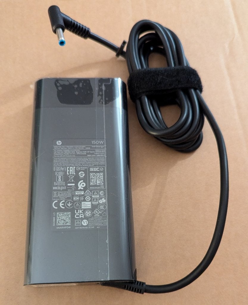 HP 150W laptop lader, Computers en Software, Laptop-opladers, Ophalen of Verzenden, Zo goed als nieuw, HP (hewlett packard)