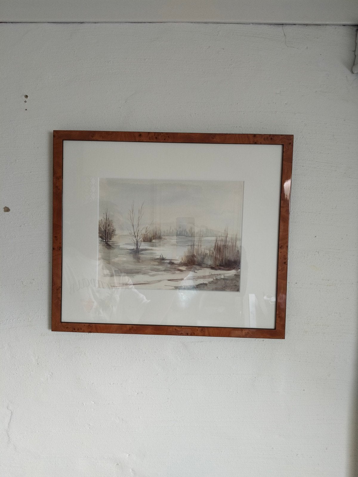 Aquarel winterlandschap, Enlèvement