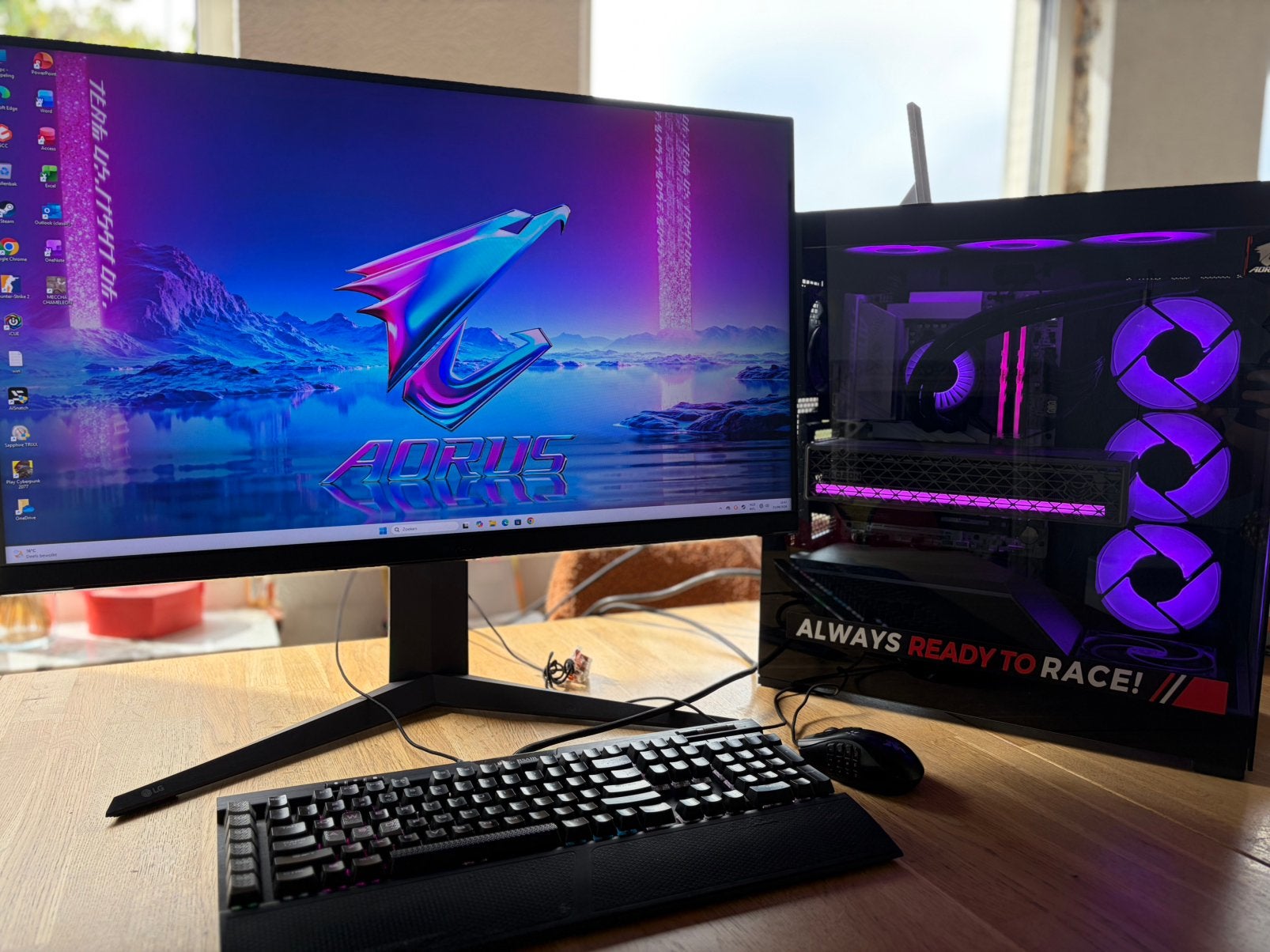 GAME SETUP - 7800X3D - 9070XT - 32GB DDR5, Ophalen, Zo goed als nieuw, Gaming, SSD