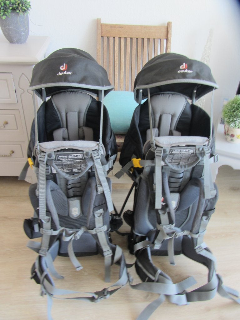 2 Deuter Kinderdrager Kid Comfort Plus 1 p/st kort gebruikt, Enlèvement, Dos