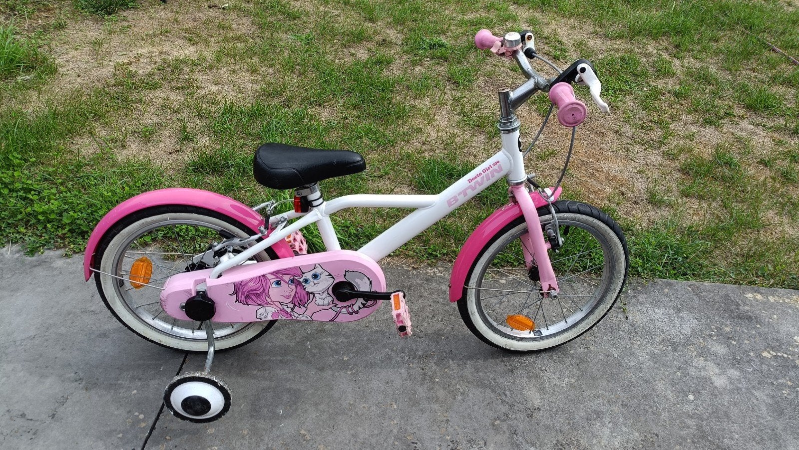 petit vélo fille 16' btwin rose, Vélos & Vélomoteurs, Enlèvement