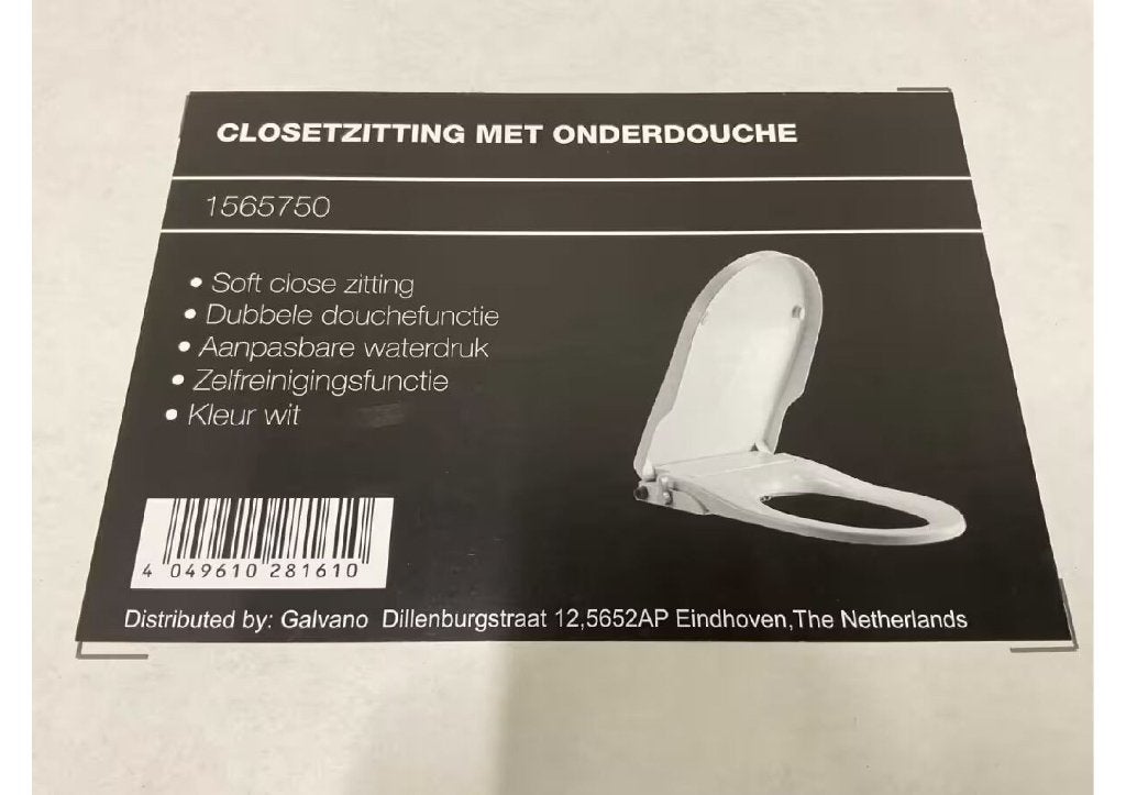 Royal Plaza closetzitting met onderdouche Vicia wit, Diensten en Vakmensen