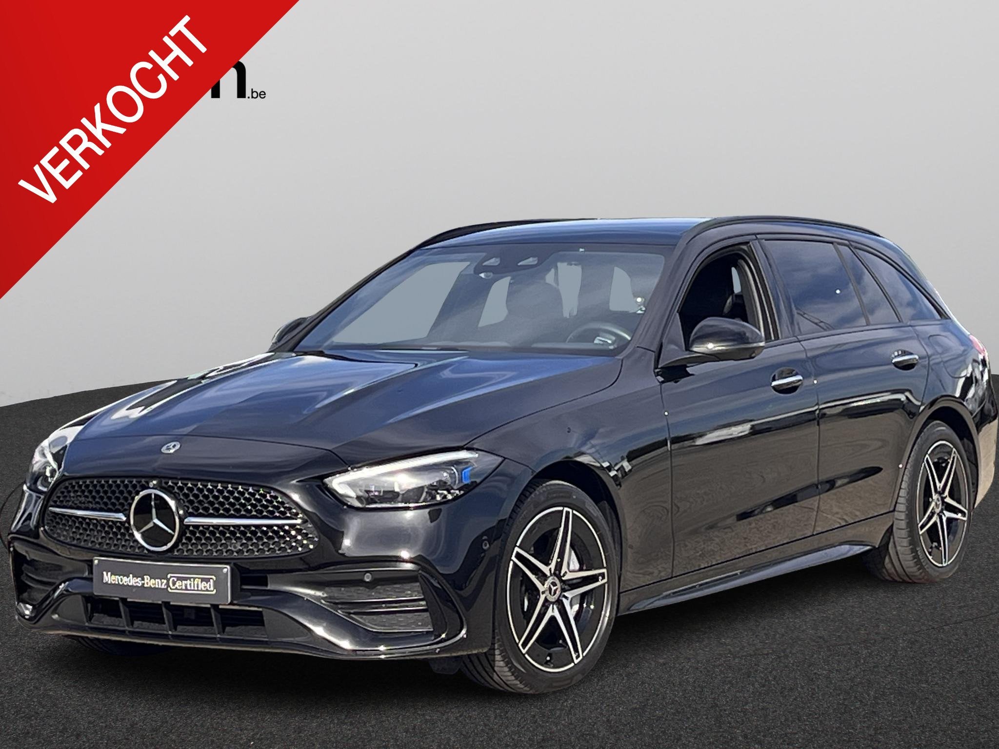 Mercedes-Benz C-Klasse Break 300 e AMG/Pano/Burm/mempack/mas, Automaat, 4 cilinders, Zwart, Bedrijf