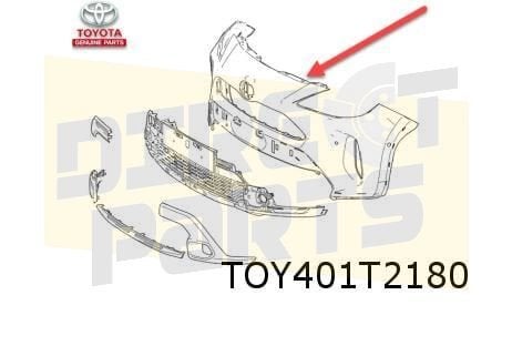 Toyota Yaris Cross (8/21-) voorbumper (bij PDC / Rugged Pack, Neuf, -, Toyota, -