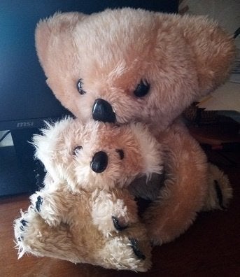 peluche maman koala et son bébé   HEUNEC, Enfants & Bébés, Enlèvement ou Envoi, Autres marques, Comme neuf, Moyen (20 à 80 cm)