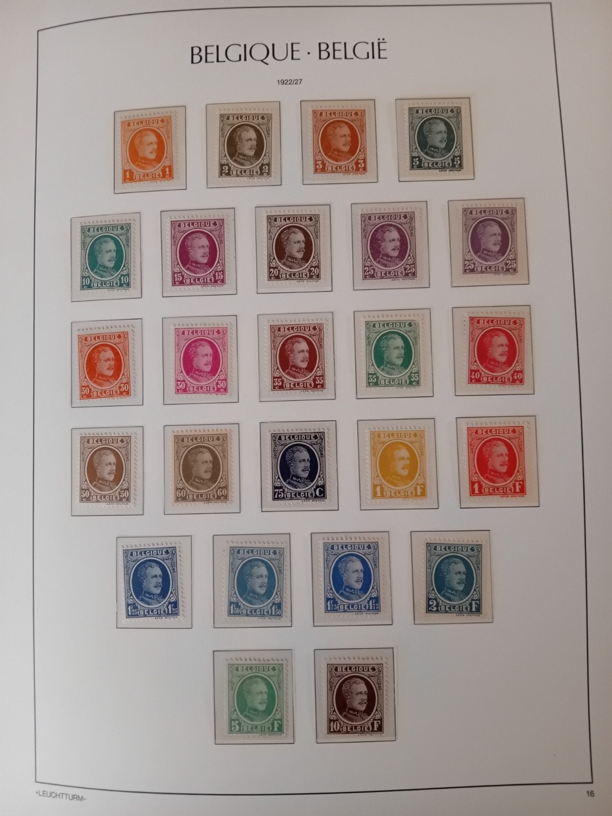 België postzegels 190/210 en 254/257* lot 17P, Postzegels en Munten, Postzegels | Europa | België, Verzenden, Postfris
