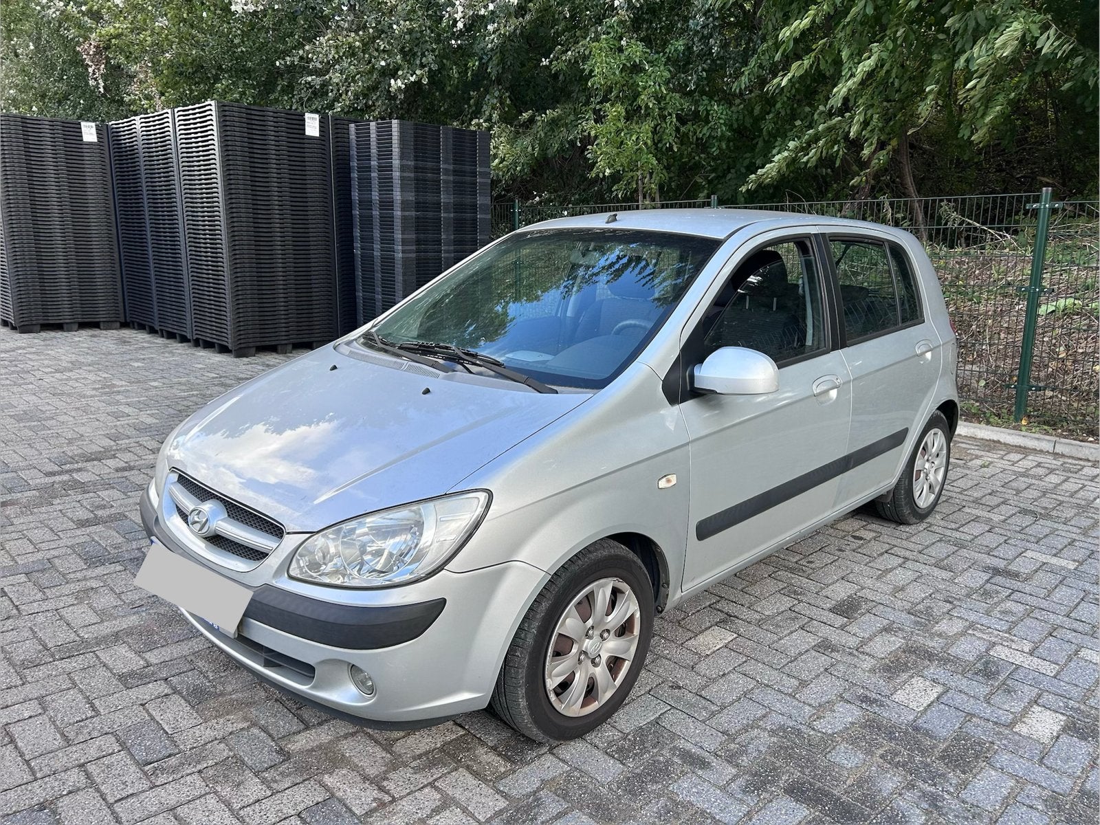 Hyundai Getz 1.4i benzine Dynamic | 2005, Auto's, Automaat, Zwart, 5 zetels, Particulier
