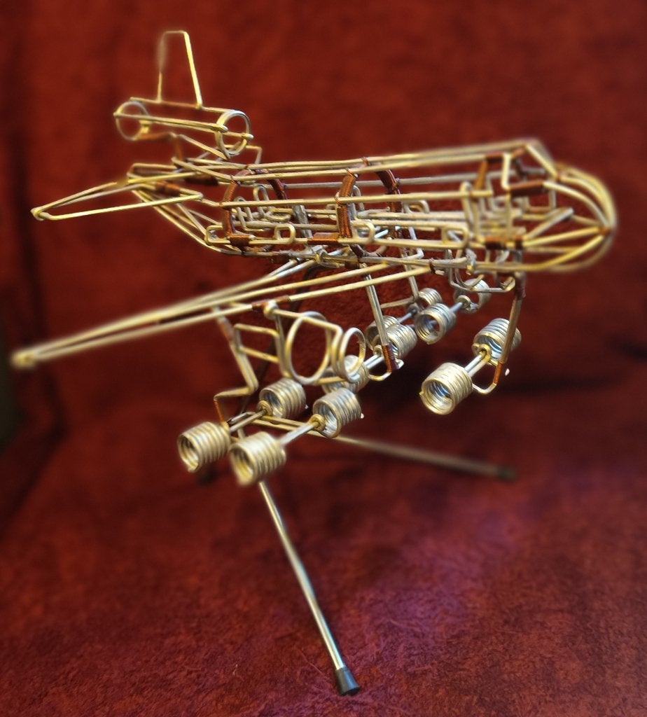 Metalwire planes op steun te koop., Ophalen of Verzenden, Zo goed als nieuw