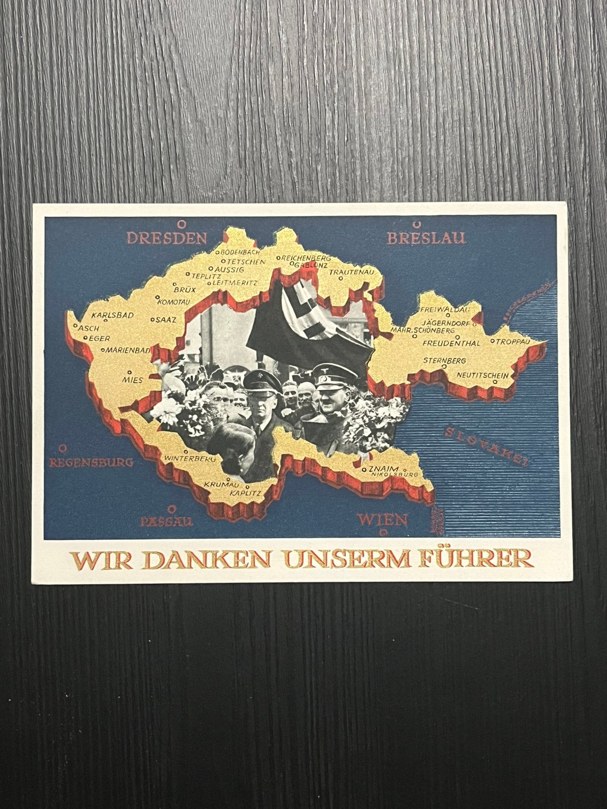 Ganzsache P275 Sudetenland 1938 Stempel Berlin WHW, Ophalen of Verzenden, Overige soorten, Overige typen