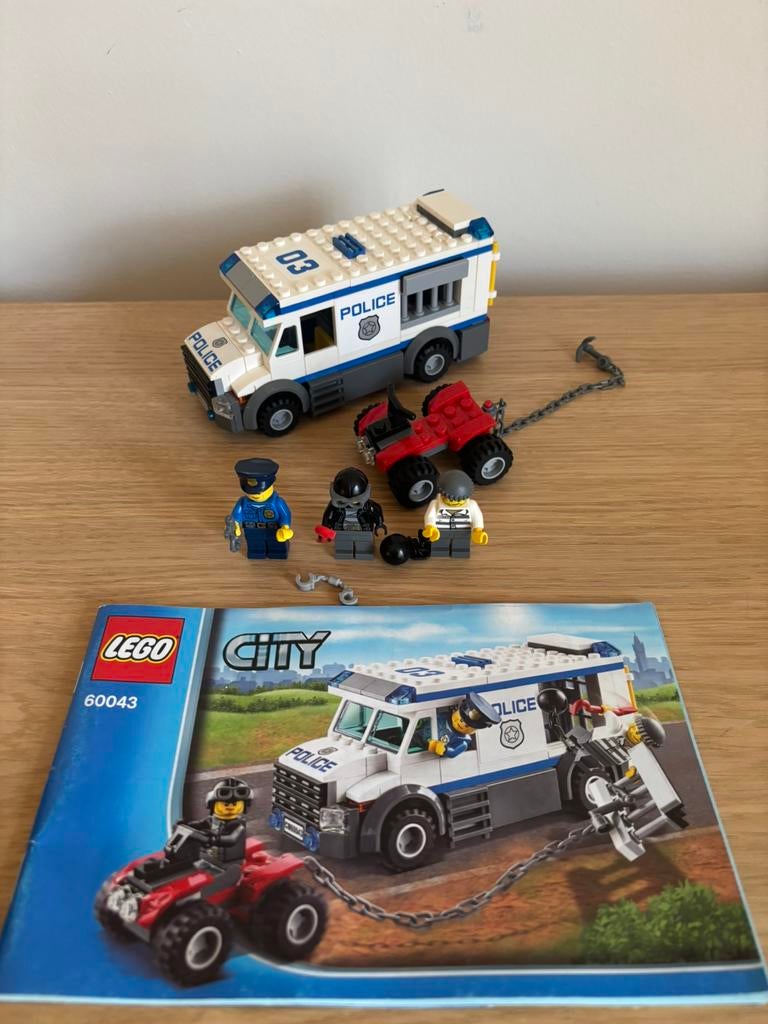 Lego city  Prisoner Transporter 60043, City, Lego, Ophalen of Verzenden, Zo goed als nieuw