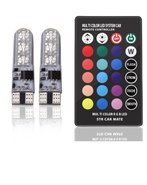 led rgb t10 w5w 5050 smd, Enlèvement ou Envoi, Neuf