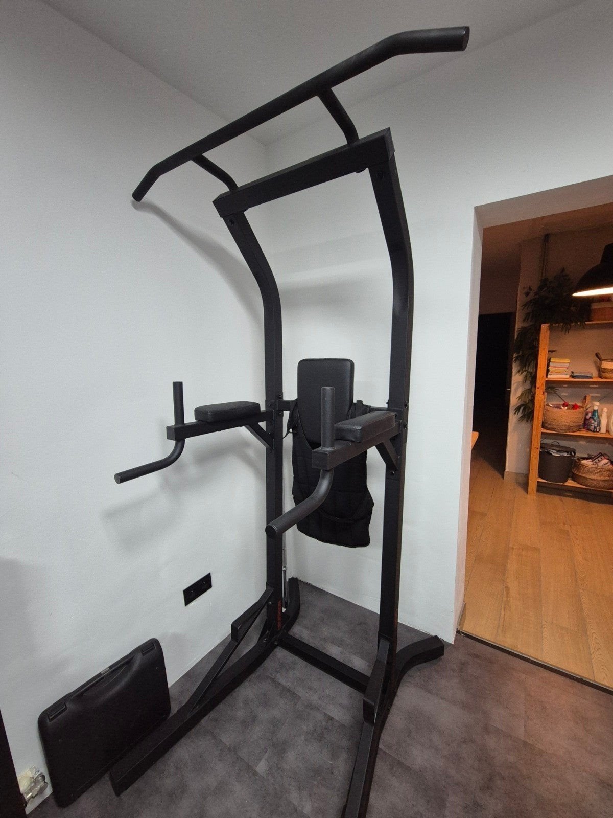 Optrekrek, Power station 900 Corength, Sport en Fitness, Ophalen, Zo goed als nieuw, Oprekstang