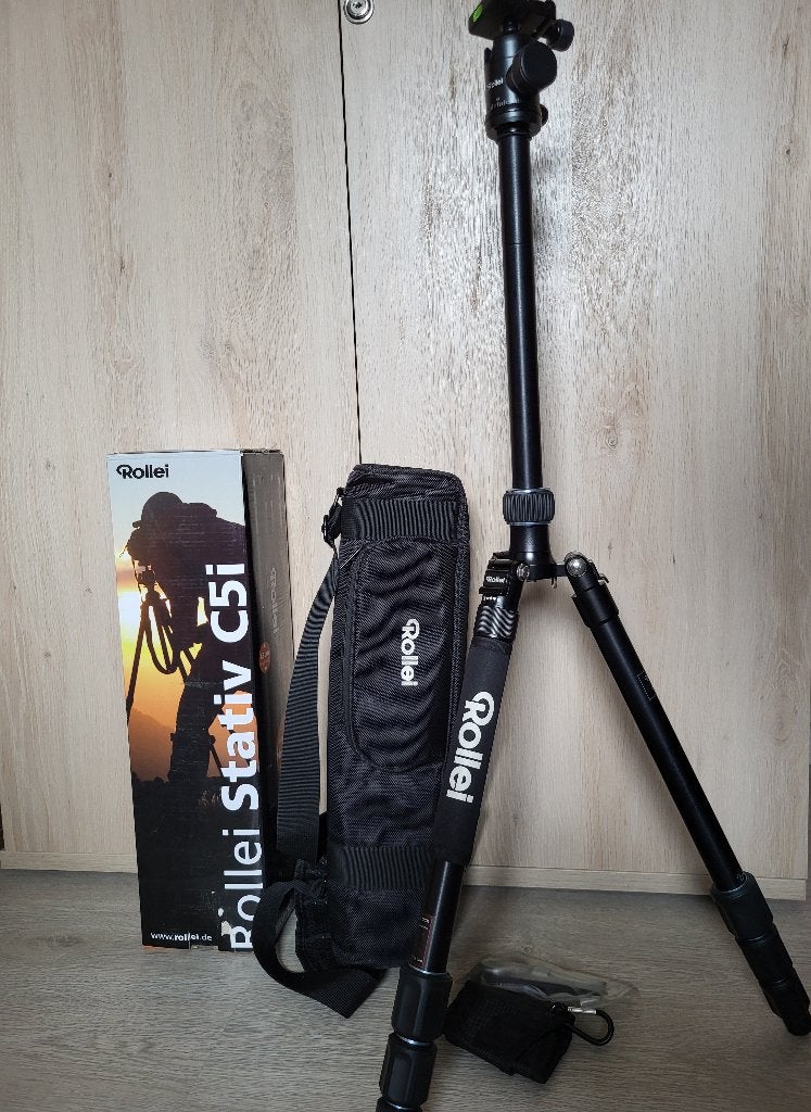 Statief Rollei, Ophalen of Verzenden, Zo goed als nieuw, Inclusief draagtas, Rollei
