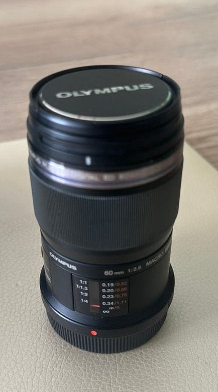 Olympus M.Zuiko Digital ED 60 mm 2.8 Macro, Enlèvement ou Envoi, Comme neuf, Objectif macro