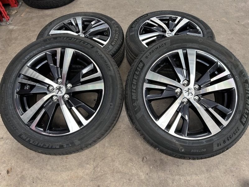 18 inch originele Detroit velgen + zomerbanden Peugeot 3008, Autos : Pièces & Accessoires, Neuf, Pneus et Jantes, Pneus été, -