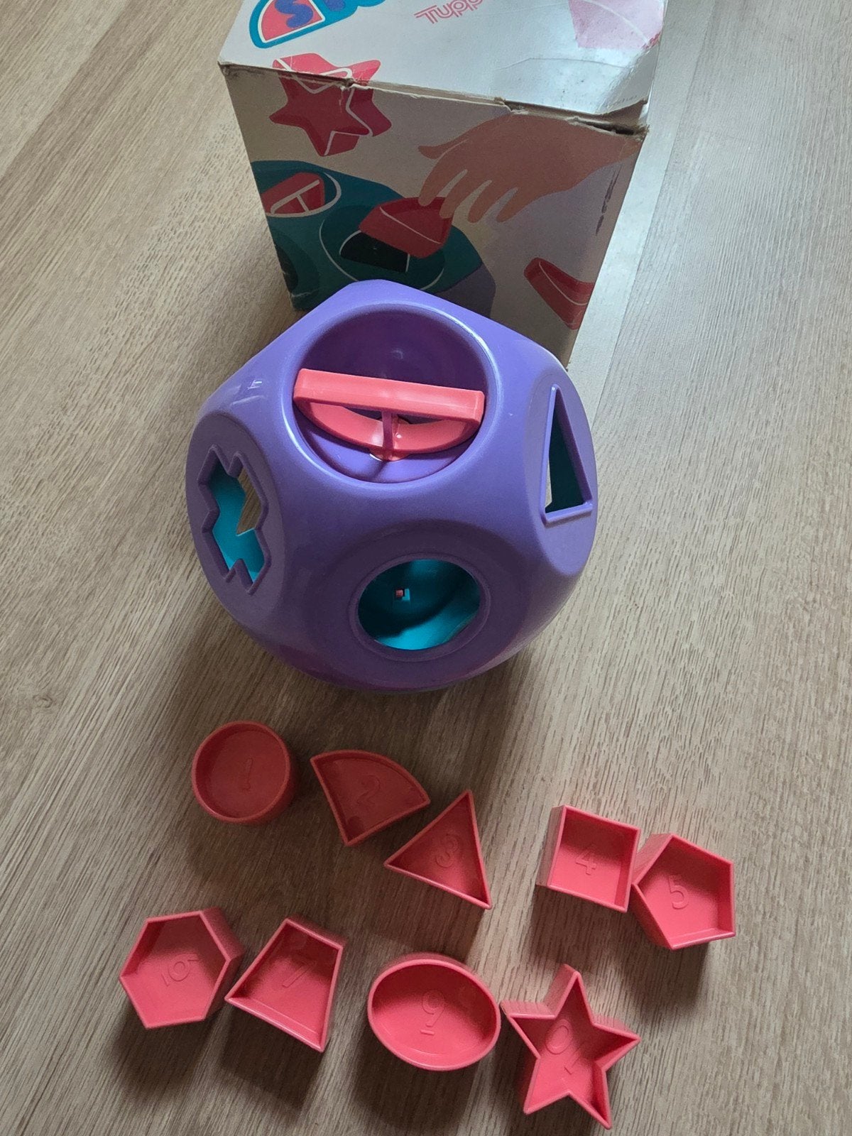 🪩🪩Vintage tupperware hollebol/ shape-o, Kinderen en Baby's, Speelgoed | Educatief en Creatief, Ophalen of Verzenden, Zo goed als nieuw