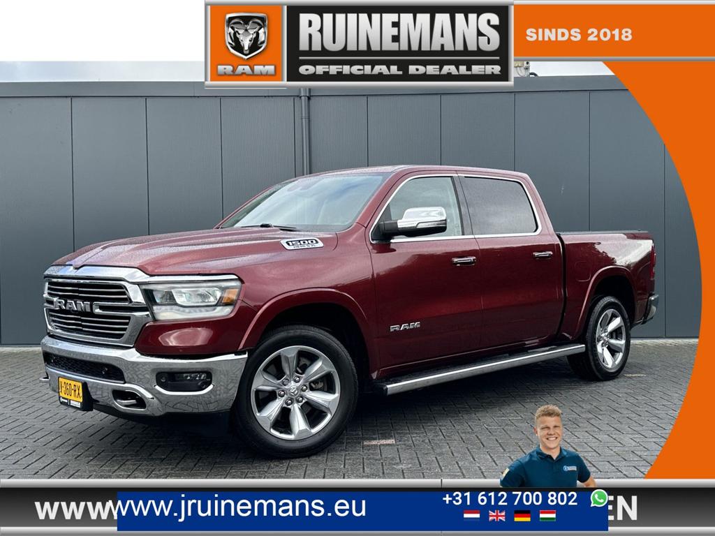 Dodge RAM 1500 5.7 V8 LARAMIE / LPG / TREKHAAK 3.5T / ADAPTI, Auto's, Dodge, RAM 1500, 4x4, Adaptive Cruise Control, Metaalkleur