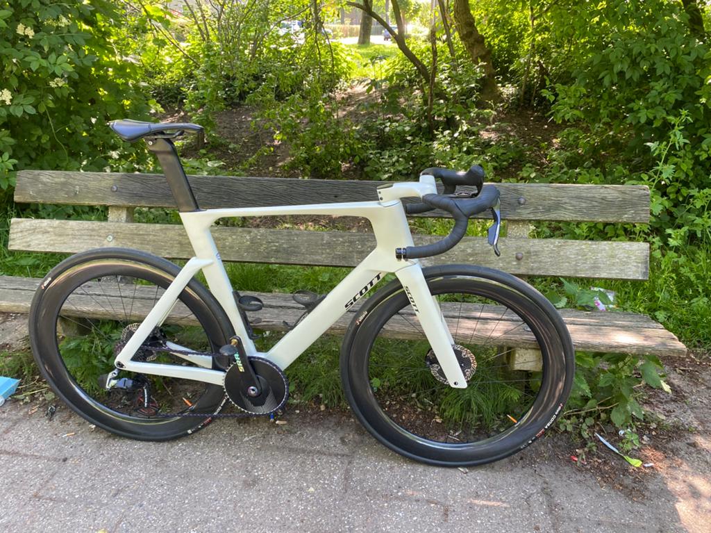 TanTan X65 maat 56 sram etap axs., Ophalen, Zo goed als nieuw