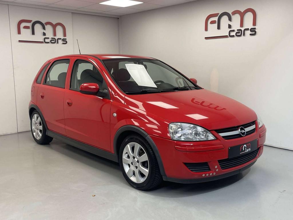 Opel Corsa 1.2i benzine Trekhaak Airco Aluvelgen Word gekeur, Auto's, Opel, Stof, Zwart, 4 cilinders, 1229 cc