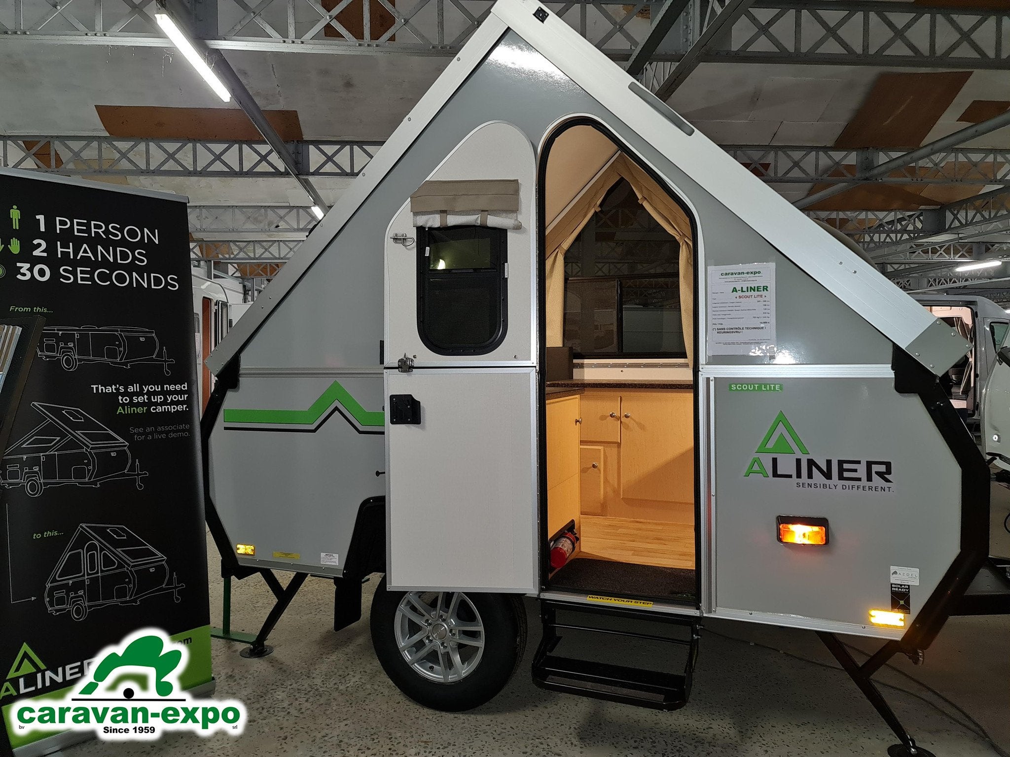 ALINER Scout Lite, Caravanes & Camping, Caravanes, Entreprise, jusqu'à 2, 500 - 750 kg, Autres marques, jusqu'à 4 m