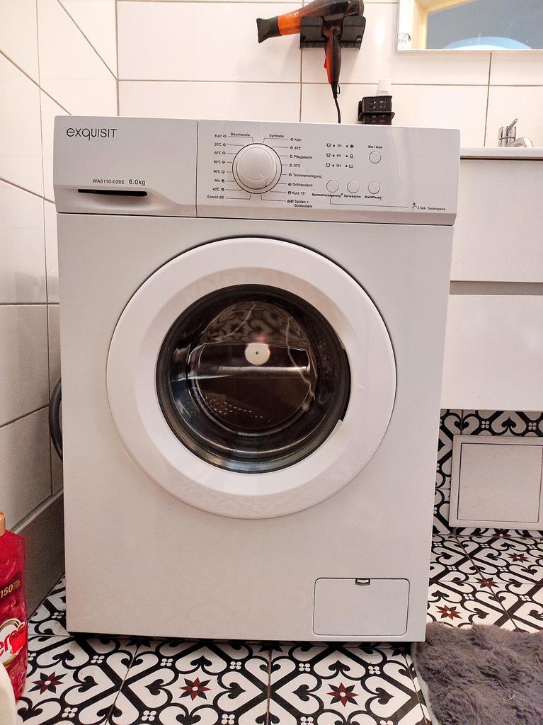 Machine à laver Exquisit 6kg, Elektronische apparatuur, Wasmachines, Gebruikt, Ophalen