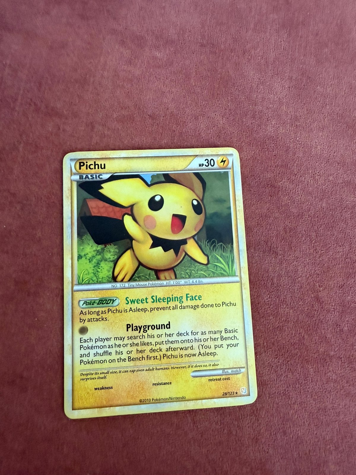 Pokemon Pichu Heartgold & Soulsilver NM, Ophalen, Zo goed als nieuw