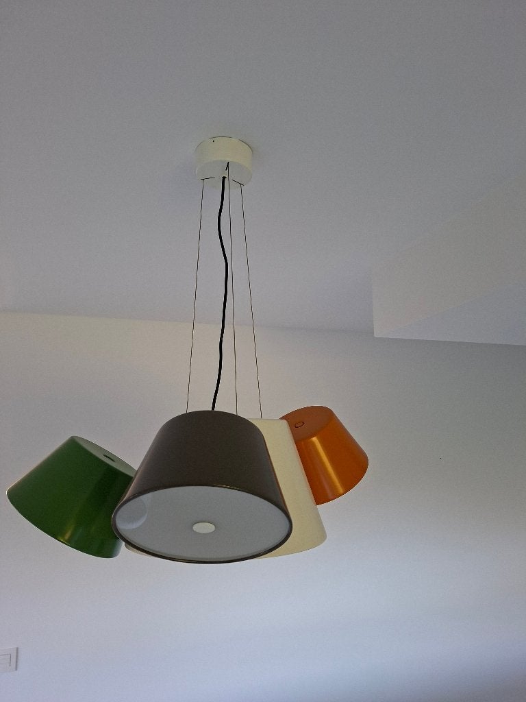 Marset Tam Tam Mini, Maison & Meubles, Lampes | Suspensions, Comme neuf, Verre, Synthétique, Métal, Autres matériaux, E27 (grand)